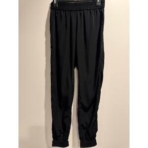 Lilla P Black Jogger Pants Women’s XS Elastic Waist Lightweight
